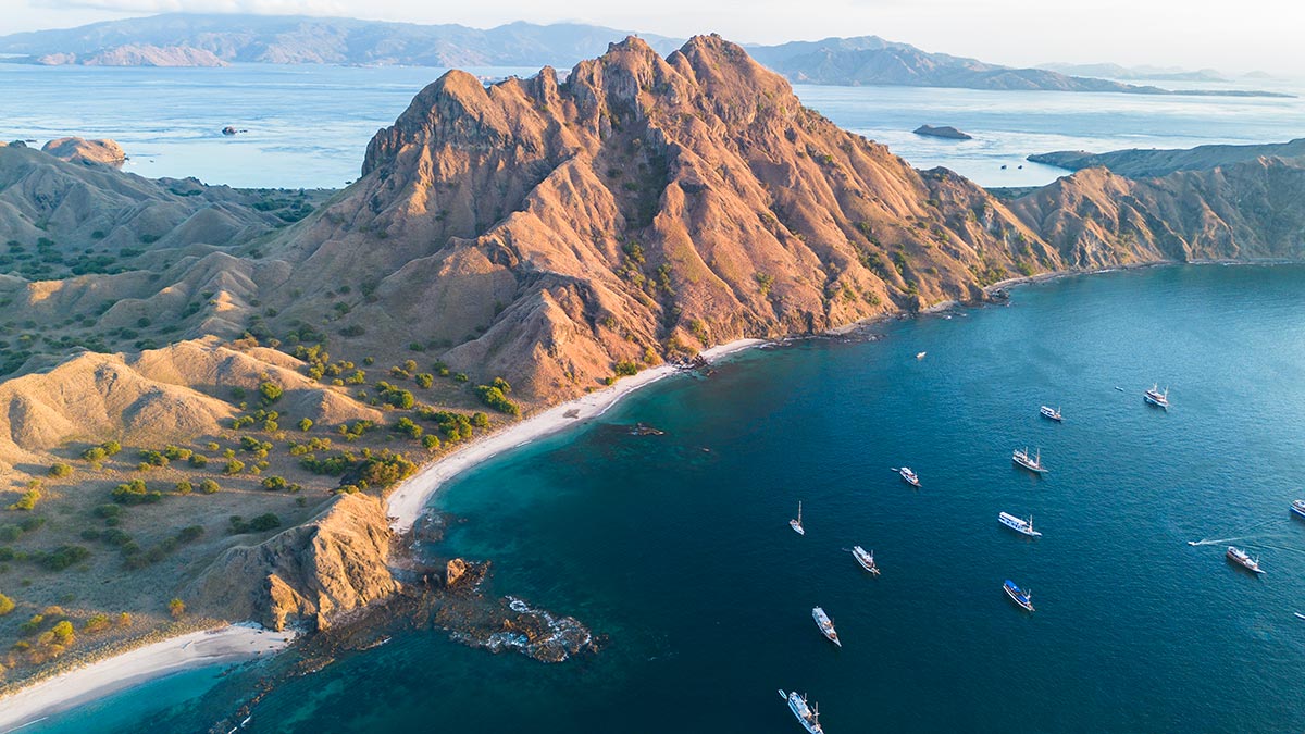 Padar Island in Flores East Nusa Tenggara Indonesia
